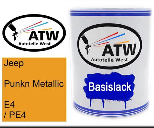 Jeep, Punkn Metallic, E4 / PE4: 1L Lackdose, von ATW Autoteile West.